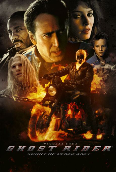 Ghost Rider 2: Spirit of Vengeance โกสต์ ไรเดอร์ 2: อเวจีพิฆาต (2011) Poster