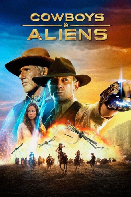 Cowboys & Aliens สงครามพันธุ์เดือด คาวบอยปะทะเอเลี่ยน (2011) Poster