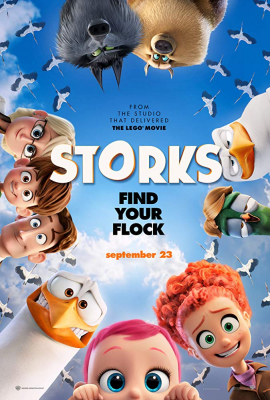 ดูหนังออนไลน์ฟรี Storks บริการนกกระสาเบบี๋เดลิเวอรี่ (2016)