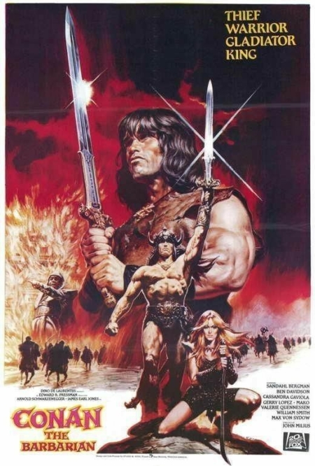 Conan the Barbarian โคแนน ยอดคนแดนเถื่อน (1982) Poster