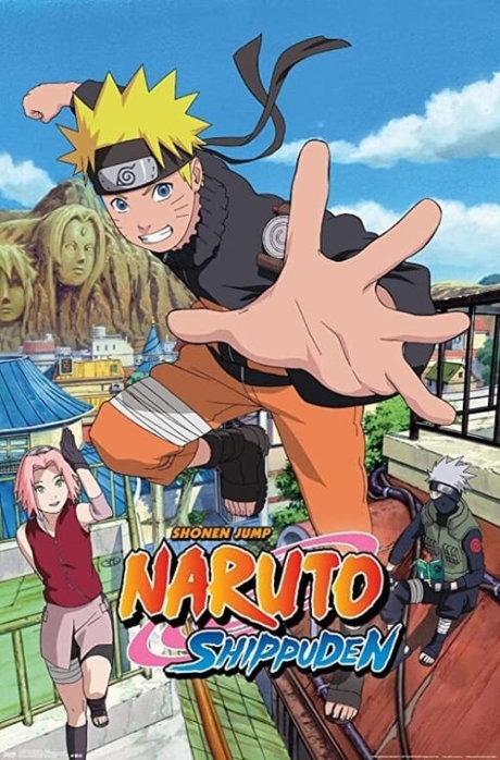 Naruto Shippuden: The Movie นารูโตะ ตำนานวายุสลาตัน เดอะมูฟวี่ 1 (4) ฝืนพรหมลิขิต พิชิตความตาย (2007) Poster